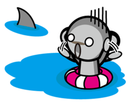 SIMIAN & Friends Collection - Summer Fun sticker #12133872