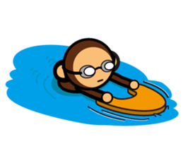 SIMIAN & Friends Collection - Summer Fun sticker #12133875