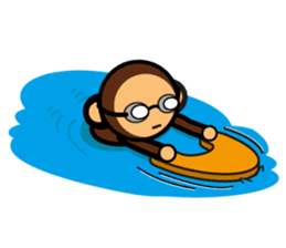 SIMIAN & Friends Collection - Summer Fun sticker #12133875