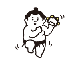 Chubby Sumo wrestlers sticker #12133908
