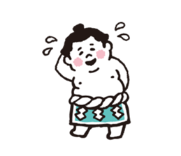 Chubby Sumo wrestlers sticker #12133929