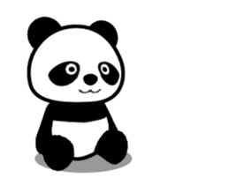 Moving panda -chan! sticker #12133980