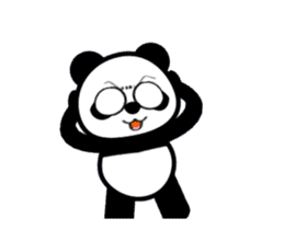 Moving panda -chan! sticker #12133982