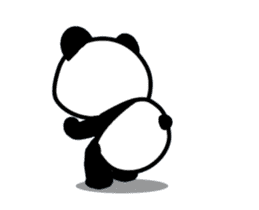 Moving panda -chan! sticker #12133984