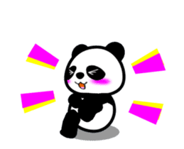 Moving panda -chan! sticker #12133994