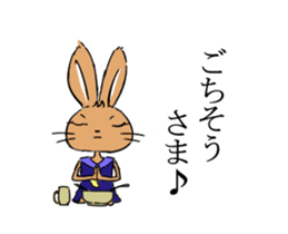 Daily life of rabbit from inba sticker #12134025