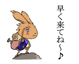 Daily life of rabbit from inba sticker #12134041