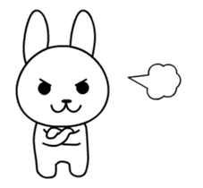 Tubby rabbit sticker #12134163