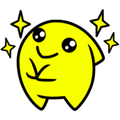 moving Star dust boy sticker