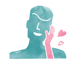 Believing Happiness sticker #12135621