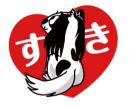 MONAKA of a Japanese Spaniel which moves sticker #12135766