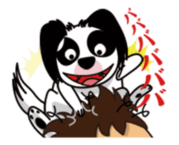 MONAKA of a Japanese Spaniel which moves sticker #12135772