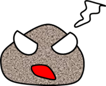 Small stone IWAWO sticker #12135954