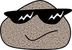 Small stone IWAWO sticker #12135973