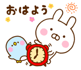 Rabbit Usahina Use a lot language sticker #12136106