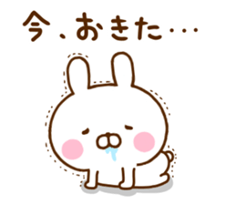 Rabbit Usahina Use a lot language sticker #12136108