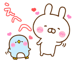 Rabbit Usahina Use a lot language sticker #12136122