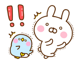 Rabbit Usahina Use a lot language sticker #12136124