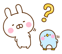 Rabbit Usahina Use a lot language sticker #12136125