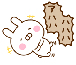 Rabbit Usahina Use a lot language sticker #12136133