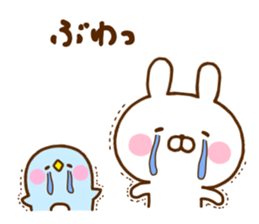 Rabbit Usahina Use a lot language sticker #12136135