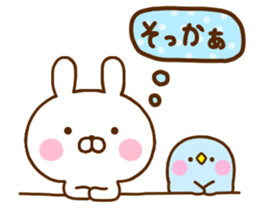 Rabbit Usahina Use a lot language sticker #12136137