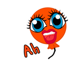 BB Orange 1 sticker #12136146