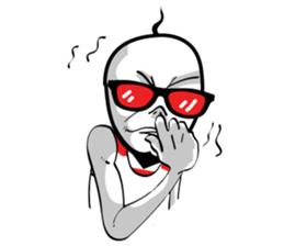 HairRaising Boy V1 sticker #12136840