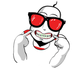 HairRaising Boy V1 sticker #12136847