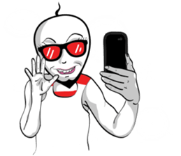 HairRaising Boy V1 sticker #12136853