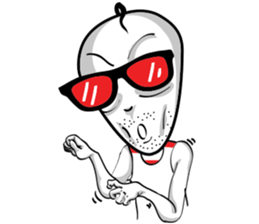 HairRaising Boy V1 sticker #12136856