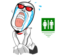 HairRaising Boy V1 sticker #12136857