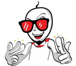 HairRaising Boy V1 sticker #12136858