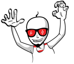 HairRaising Boy V1 sticker #12136863