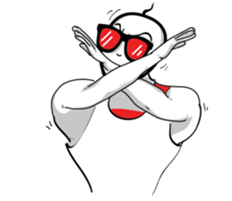 HairRaising Boy V1 sticker #12136868