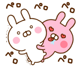 Rabbit Usahina Love 7 sticker #12137250
