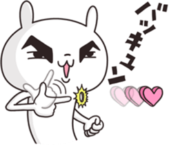 Chivalrous spirit Rabbit sticker #12137295