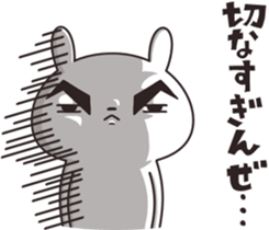 Chivalrous spirit Rabbit sticker #12137304