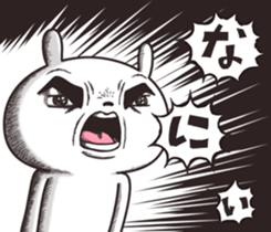 Chivalrous spirit Rabbit sticker #12137305