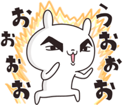 Chivalrous spirit Rabbit sticker #12137308