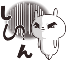 Chivalrous spirit Rabbit sticker #12137313