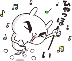 Chivalrous spirit Rabbit sticker #12137320