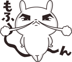 Chivalrous spirit Rabbit sticker #12137321