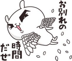 Chivalrous spirit Rabbit sticker #12137324