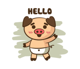 Cute Lil' Piggy sticker #12137446