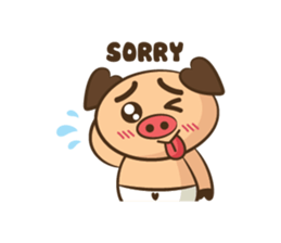 Cute Lil' Piggy sticker #12137473