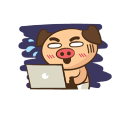 Cute Lil' Piggy sticker #12137475