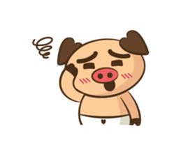 Cute Lil' Piggy sticker #12137483