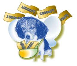 fairy beagle sticker #12137533