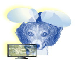 fairy beagle sticker #12137545